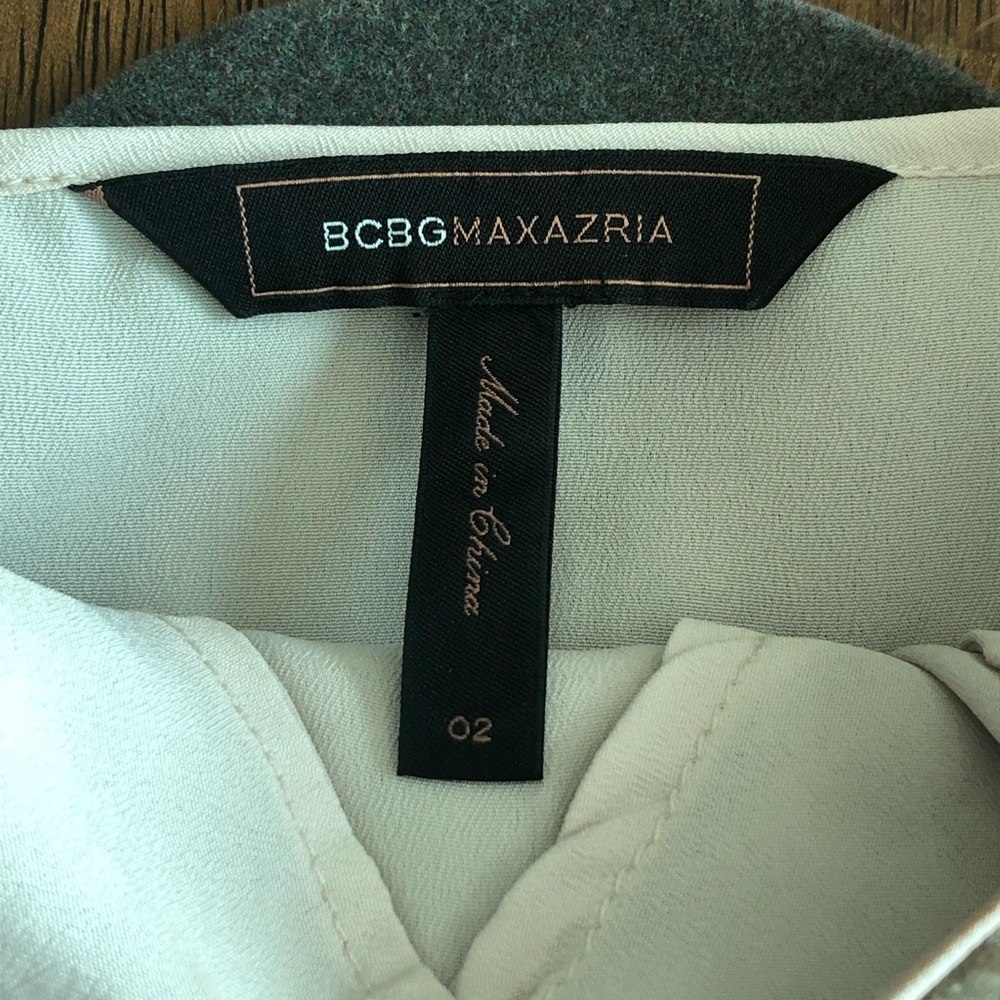 BCBGMaxAzria silver/champagne Lynette dress - Picture 6 of 7